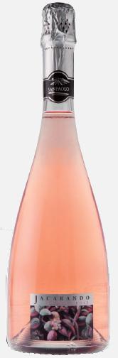 WINE IN ART JACARANDO Spumante Rosé Extra Dry Aglianico.