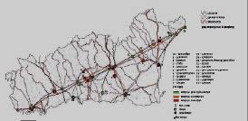 8.6 I centri logistici regionali in esercizio ed in progetto L analisi territoriale degli insediamenti produttivi ha evidenziato rilevanti criticità, in termini di efficienza logistica e di