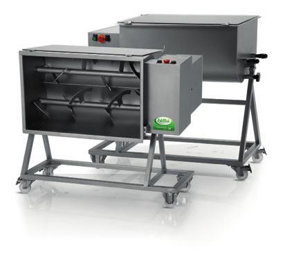 stainless steel meat kneader and sausage fillers IMPASTACARNE E INSACCATRICI IMPASTACARNE FIC 30M FIC 50M FIC 50B FIC 75M FIC 100B FIC 120B A B C Alimentazione Power supply Spannung Potenza Motor
