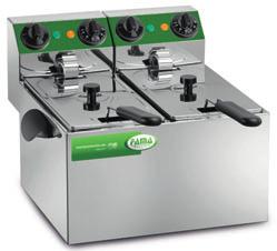 durata Raggiungimento temperatura iediato Norme CE Fabbricato in Italia Professional equipment Ideally suited for restaurant, pub, snack bar Structured in s/steel plate Frying tank made from s/steel