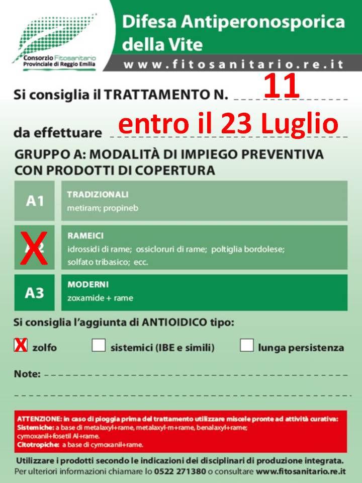 distribuita deve essere registrata perché concorre al raggiungimento del limite previsto dalle norme fitosanitarie (tali quantitativi devono essere indicati nelle schede di registrazione della