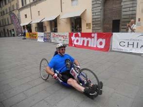 - Campione regionale umbro di handbike.