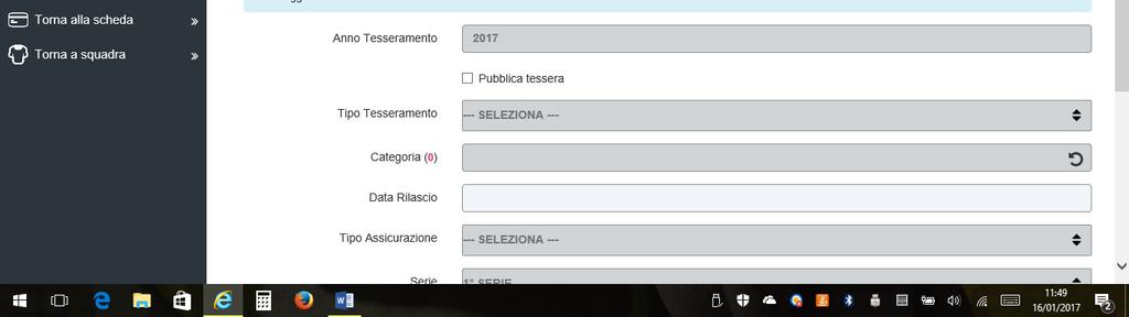 i dati mancanti (obbligatori numero cellulare ed e-mail!!) o quelli variati (ad esempio per cambio residenza) e provvedete a confermare. 3.