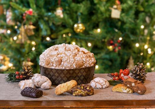 gift 35 Cesta natalizia - Gift 35 Panettone, biscotti all anice, piparelle, delizia di mandorla, delizia di