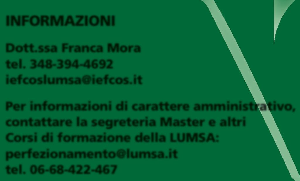 formazione della LUMSA: