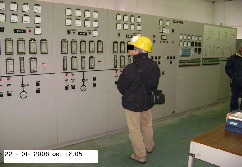 Foto 4 Depuratore di Marcianise - Quadro elettrico con indicazione della potenza elettrica assorbita dalla rete esterna (2 MW) e quella Autoprodotta (1 MW) Altre sezioni di Impianto All interno dell