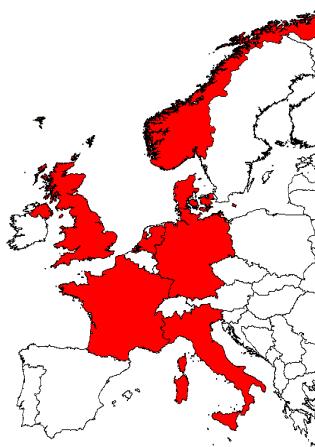 Espansione CO 2 GeoNet CO 2 GeoNet Network of Excelllence originario: 7 countries 13 institutes CGS Europe COUNTRY COVERAGE OF CGS EUROPE Participants joined from the existing networks of: CO2GeoNet