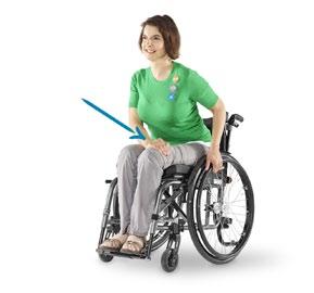 Esercizio 3 Per la muscolatura del tronco Esercizio 3.1: muscolatura obliqua Sedete in posizione eretta su una sedia, se possibile senza appoggiarvi allo schienale. Le gambe sono piegate.