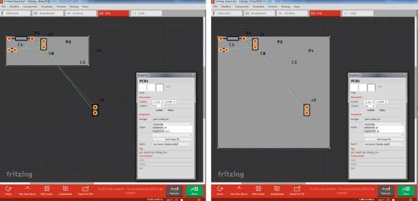 5 di 7 PCB Prima di iniziare a ordinare i vari componenti all interno della PCB e consigliato modificare le dimensione della basetta.