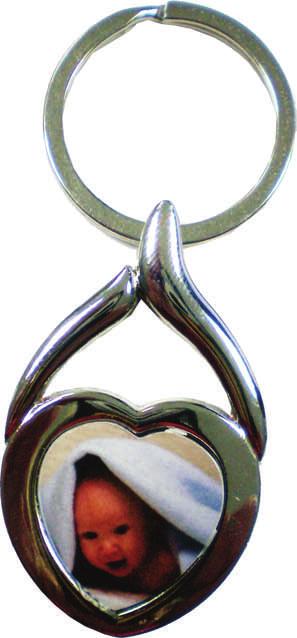cuore Confezione 3 pezzi  TS-KR-061 Portachiavi Portachiavi a cuore in metallo glossy