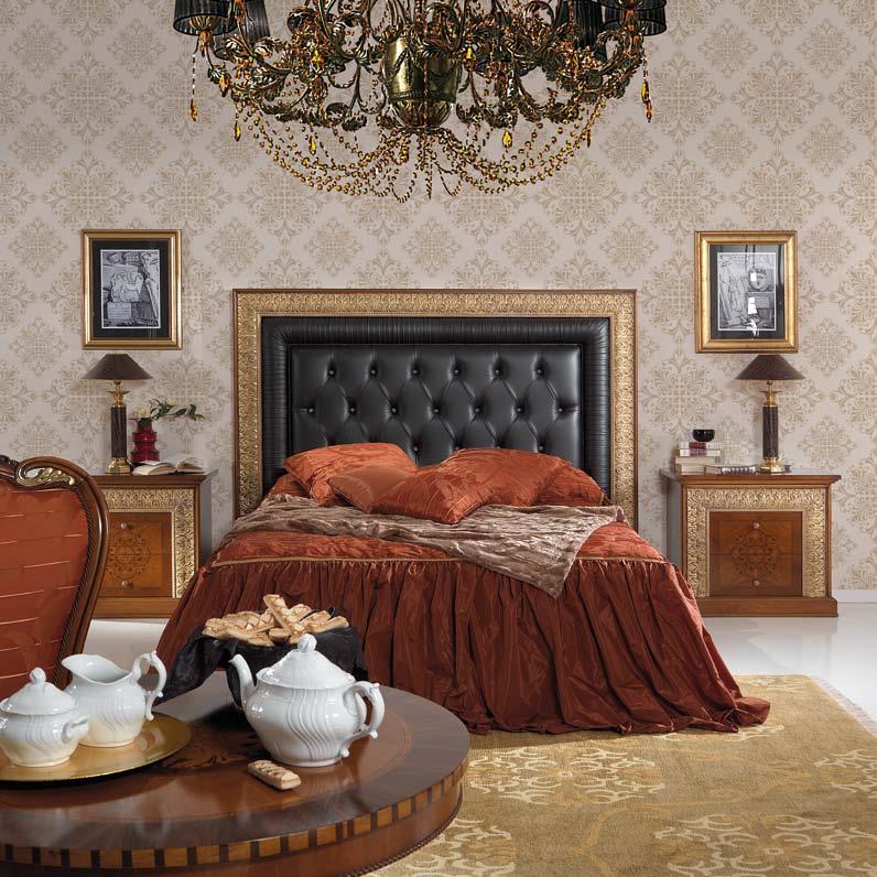 i maggiolini moscow collection moscow collection i maggiolini 734 letto_bed bed with antique gold carved frame black leather with swarovski button cm.