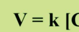 cinetica derivata sperimentalmente è: V = k [A] 2 Per esempio, la