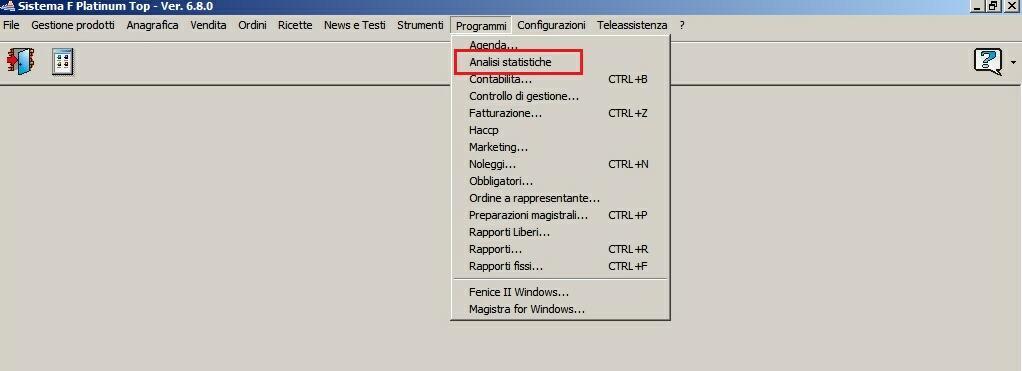 Analisi statistiche 5 1 Analisi statistiche 1.1 Introduzione Aggiunta la nuova procedura "Analisi statistiche" che permette di effettuare elaborazioni per periodo sui dati di vendita e di acquistato.