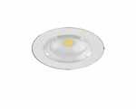 Incassi professionali Professional downlights ra 7 L Lamp lumen Watt T (K) Fascio Beam 251-200 LED 430 4,6 3000 120 120 23 67 49 21 Bianco mat Mat white 52 Metal Silver IP44 IK07 A ++ A + A Ø 60 mm