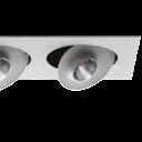 Proiettori da incasso ecessed spotlights KYCLOS-IN Lamp lumen Watt T (K) Fascio Beam Con cornice With frame 527-511 LED 1x5400 1x51 3000 25 527-521 LED 2x5400 2x51 3000 25 25 21 Bianco mat Mat white