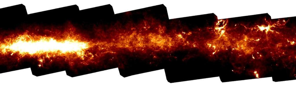 Fotometria con Herschel (2) Mappatura completa di tutto il piano galattico La
