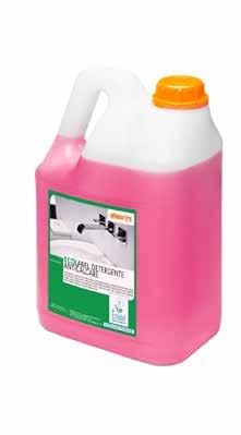 ECOLABEL DETERGENTE ANTICALCARE è un detergente liquido a base di acidi organici ideale per la rimozione di residui calcarei, sporco e residui di sapone da superfici dure, smaltate, rubinetterie,