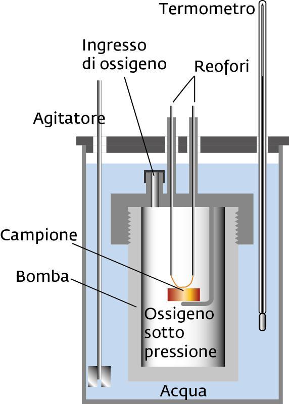 Calorimetro: bomba calorimetrica Figura 8.