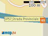 46 Lasciate la SP57 e dirigetevi direttamente in la Strada Strada Provinciale 57 (SP57). Continuate per 173 m. State entrando in Lozza. 26.