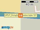 51 Lasciate la Strada Strada Provinciale 57 (SP57) e dirigetevi direttamente in la Strada Via Volta, Alessandro (SP57). Continuate per 259 m.