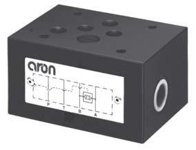 AM.5.SH... VALVOLE MODULARI SELETTORI DI PRESSIONE CETOP 5 AM.5.SH... SH.0... CAP. V PAG. 6 LUNGHEZZA VITI E TIRANTI CAP. IV PAG. 5 Le valvole modulari tipo AM5SH.