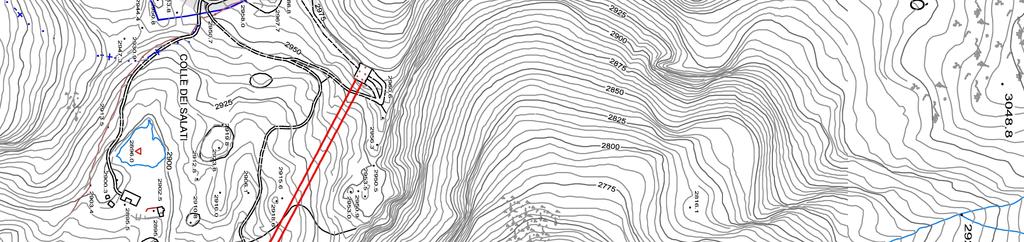 Il tracciato alla quota di