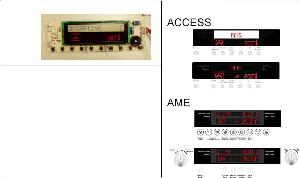 OVC1000 + Kronos 3 Marchi e varianti Funzioni 2 display (a 2 colori e rosso) Display di testo (lingua selezionabile) Temperatura consigliata Visualizzazione
