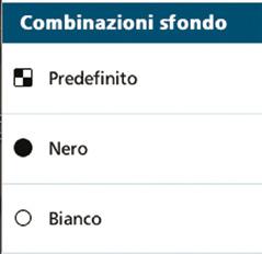 Elementi della barra: IL Libro ACCESSIBILE (libro in formato web con 2funzioni di lettura facilitata) Il Libro Accessibile consente, inoltre, di attivare il Libro Parlato, ovvero la versione audio