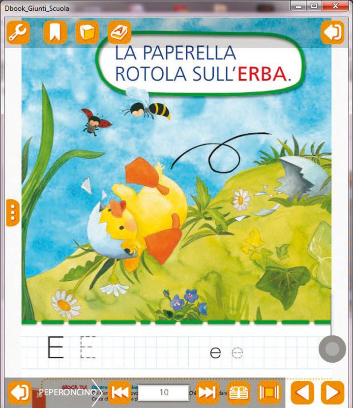 1 IL w Libro sfogliabile (versione digitale sfogliabile del libro) L applicazione si apre sul Libro Sfogliabile, che riproduce in formato digitale il libro cartaceo.