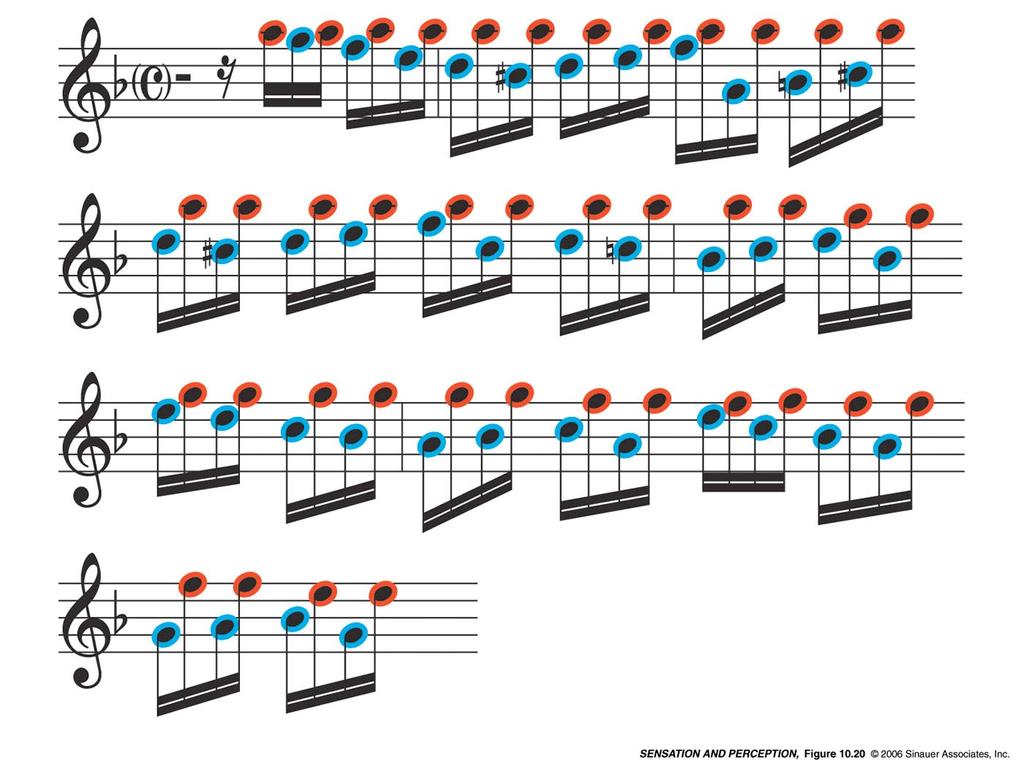 Percezione acustica ambientale //Analisi della scena acustica Segregazione del flusso audio: Organizzazione percettiva di un segnale acustico complesso in diversi eventi acustici che vengono