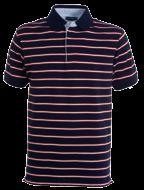 COTONE PIQUET 53 BIANCO/Rosso/Blu/Rosso BLU NAVY/Rosso//Rosso SHEFFIELD Polo a manica corta