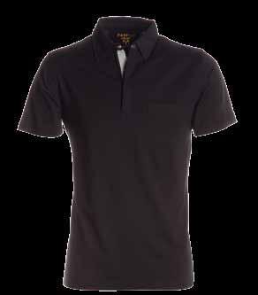 COTONE JERSEY 59 NERO/Steel Gray BLU NAVY/ BIANCO/Nero CHIC Polo da uomo manica corta a tre bottoni