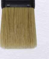 Blond mixed bristles, wooden handle, plastic ferrule, epoxy glue, 