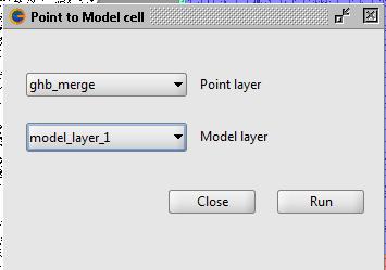 Limite sud e nord del dominio/3 Condizioni al contorno/3 Da Sg Configure > > Strumenti >> Crea dati modello>> da punti a celle Modello Point layer: specificare il layer da
