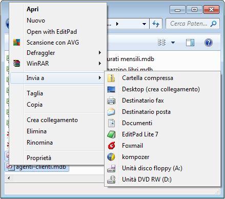 2.3.1.2 Comprimere file in una cartella di una unità.