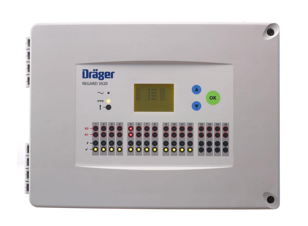 Serie Dräger REGARD 3900 Sistema di controllo I dispositivi della serie Dräger REGARD 3900 possono essere utilizzati come sistemi di controllo autonomi.