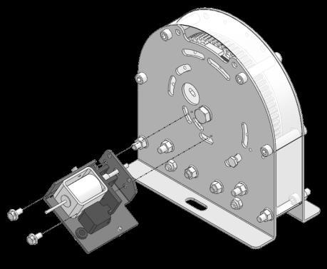 il coperchio del sistema AD10V togliendo le viti M5x8 DIN6921.