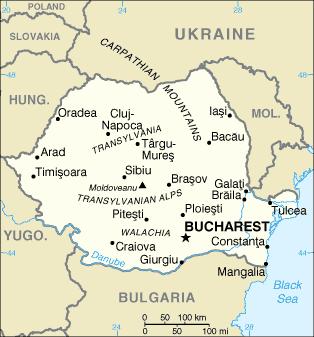 ROMANIA Il paese ha una superficie di 237.500 Kmq., e una popolazione di 22,4 milioni di abitanti, di cui una grossa minoranza sono ungheresi e rom.