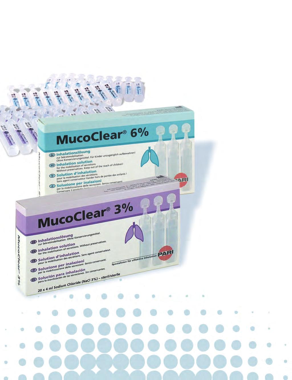 MUCOCLEAR MUCOCLEAR 6% Soluzione ipertonica per inalazioni (NaCl 6%) cod.