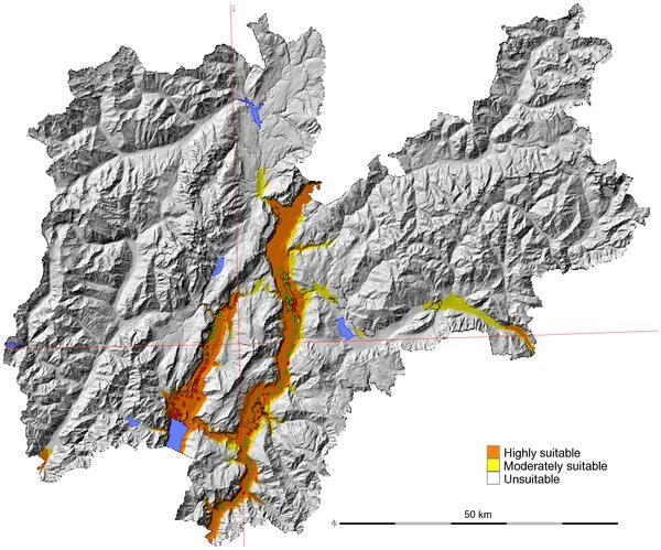 3. Impatti predetti Vettori di malattie (zanzara tigre) Figure 3. Potential and current distributional areas of Ae.
