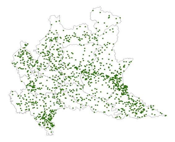 La multifunzionalità: l agriturismo Province anno 2009 anno 2010 Var.