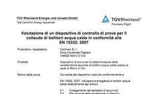 misurata Valore misura Tempo di riscaldamento th 4:52:57 hh:mm:ss Energia di riscaldamento assorbita Weh 2,48 kwh Durata di un ciclo di attivazione-disattivazione tes 19:14:48 hh:mm:ss Energia