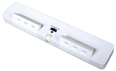 Reglette LED Sensore di presenza e crepuscolare Batterie: 3xAA (non incluse) Tempo di illuminazione