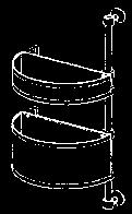 CM. 15 STRUCTURE MURALE H. CM. 15 WAND-SYSTEM CM.