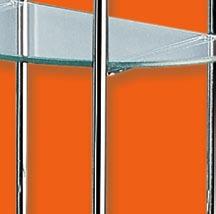 LINEA Modula vetrine Serie in acciaio inox