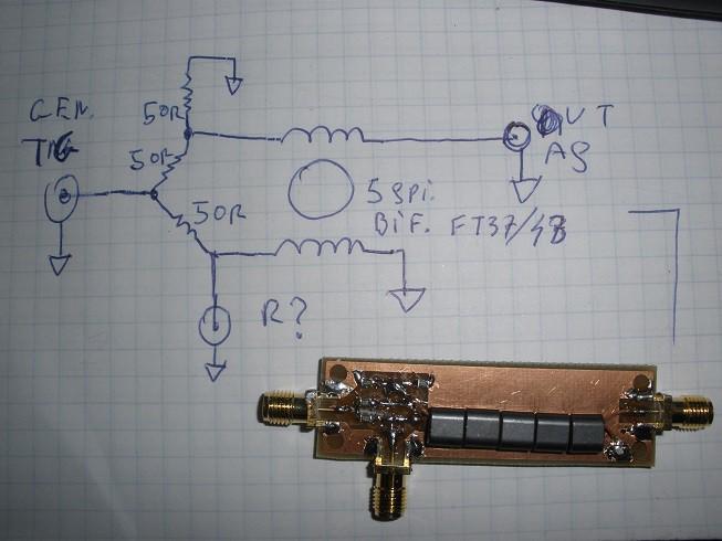 Possiamo proseguire per il progetto finale : Nel seguente test non ho utilizzato un nucleo toroidale, ma una serie di binoculari dove faccio scorre 2 fili isolati, in questo modo riduco le reattanze