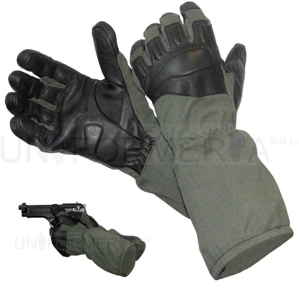 Guanti GLOPK5020 Guanti tactical lungo Tessuto Nomex.