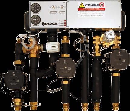 Quando i circuiti di Alta Temperatura sono spenti, la temperatura della caldaia a condensazione si abbassa per ottenere il massimo rendimento. ACCESSORI In foto S.I.M. D Cod. 62657069.