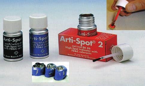 z 16,60 Arti-Spot 2 rosso spessore 3µ Da applicare su superfici in ceramica per