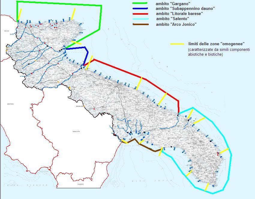 La fase Tipizzazione: un esempio per le acque marino-costiere pugliesi.